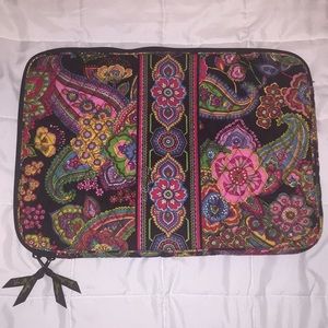 Vera Bradley quilted laptop case